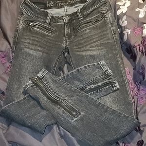 Free people black rocker pants size 24